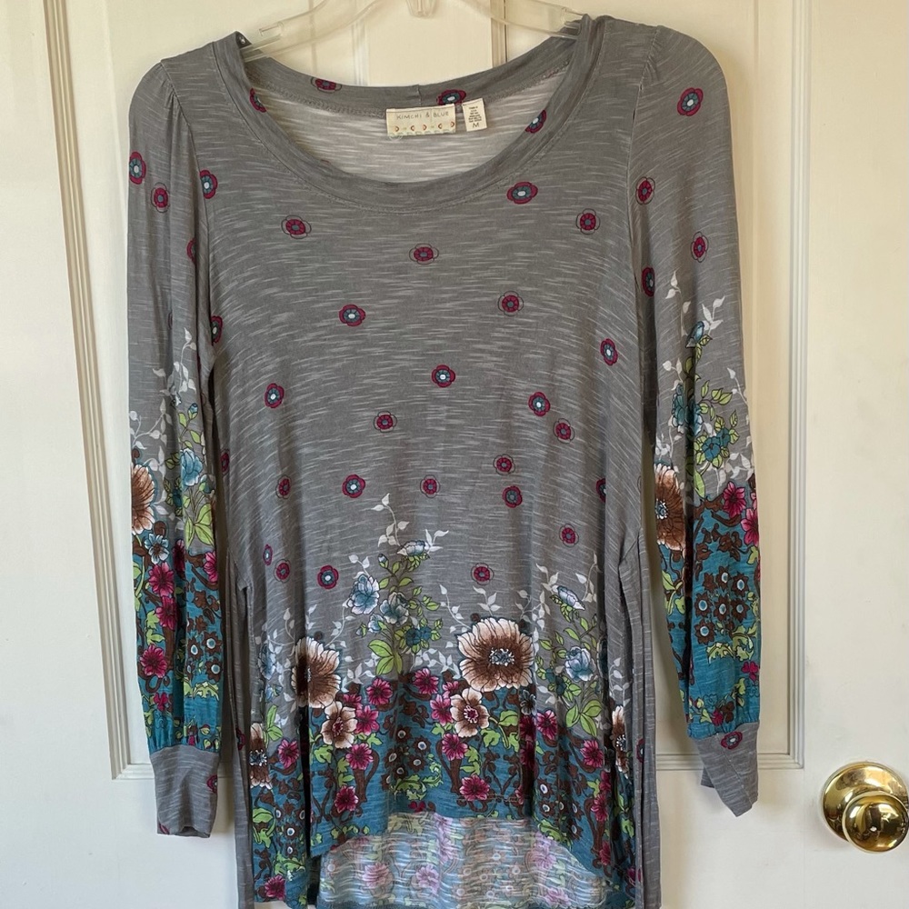 Kimchi & Blue capped sleeve tie top